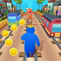 Subway Runner: Blue Friends