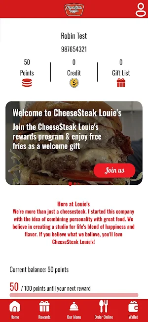 CheeseSteak Louie's Screenshot 1
