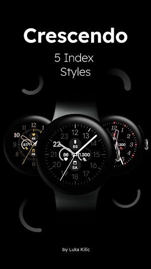 Crescendo - Analog Watch Face Screenshot 3