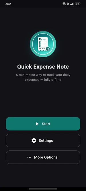 Quick Expense Notes- Daily Use Screenshot 0