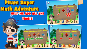 Preschool Math: Pirate Kid Screenshot 1