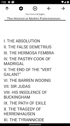 Book, The Historical Nights En Screenshot 0