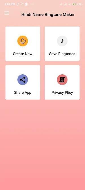 Hindi My Name Ringtone Maker Screenshot 0