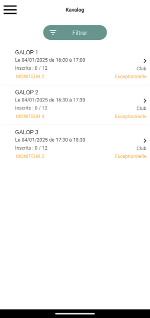 iKavalog - Moniteur Screenshot 2