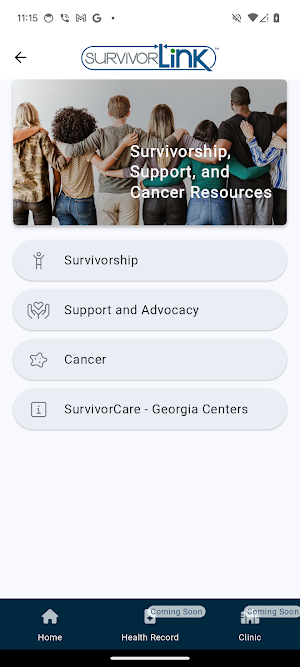 Cancer SurvivorLink Screenshot 2