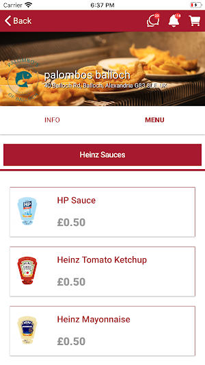 Palombos Fish and Chips Screenshot 1