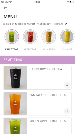 Bing's Boba Tea App Screenshot 2