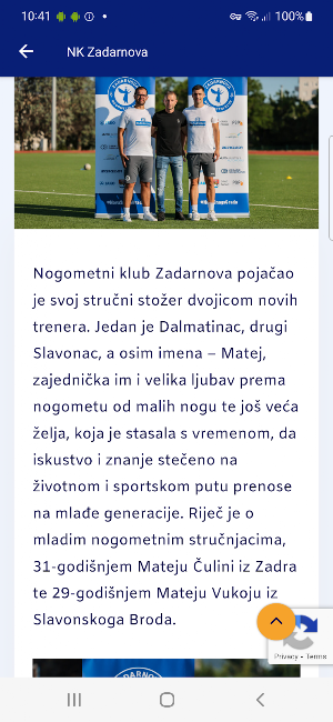 NK Zadarnova Screenshot 0