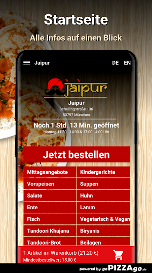 Jaipur München Screenshot 1