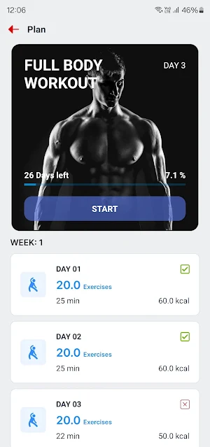 Zeopoxa Home Workout - Get fit Screenshot 3