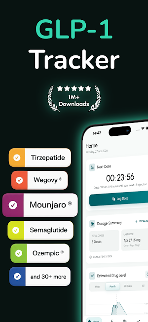 GLP-1 Tracker: Ozempic, Wegovy Screenshot 0