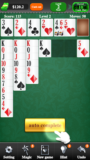 Easy Solitaire Break Screenshot 1