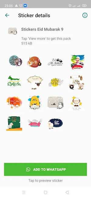 Eid al-Adha Stickers  WAStickerApps Screenshot 3