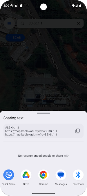 KodLokasi Screenshot 3
