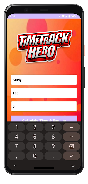 TimeTrack Hero Screenshot 1