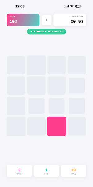 Reaction Grid: Reflex Test Screenshot 1