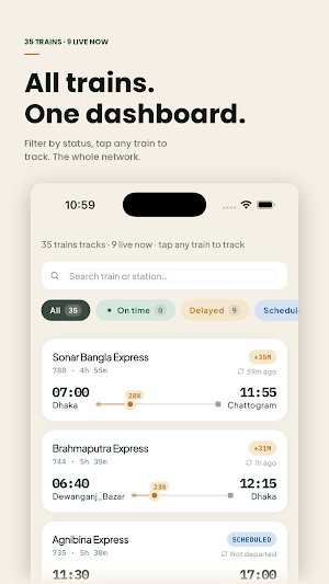 TrainKothai - BD Train Tracker Screenshot 2
