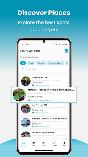 Event Finder Screenshot 0