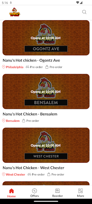 Nanu's Hot Chicken Screenshot 1