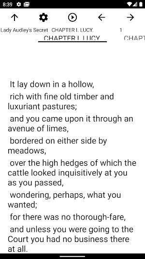 Book, Lady Audley's Secret Screenshot 1