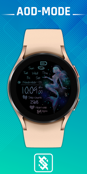 BFF5- Neon Art Mermaid Night Screenshot 1