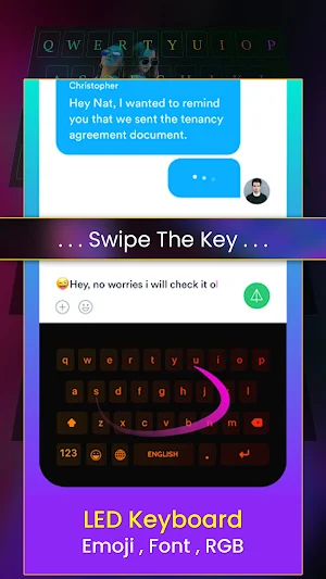 LED Keyboard:  RGB & Emoji Screenshot 3