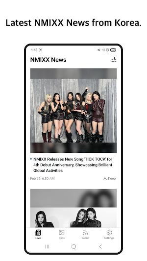 NMIXX News Screenshot 0