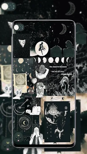 Black Aesthetic Wallpaper Screenshot 2