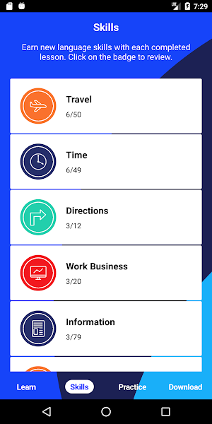 Pimsleur - Learn Conversation Fast - 51 Languages Screenshot 1