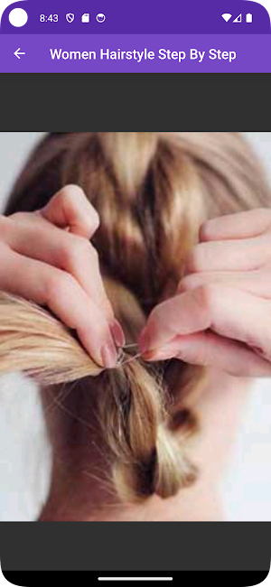Women Hairstyle Step By Step Screenshot 0