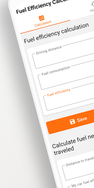 Car Fuel Efficiency Calculator Screenshot 0