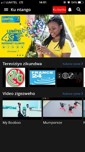 Lumitel TV Screenshot 1