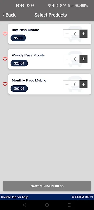 MTA Mobile Ticketing Screenshot 1