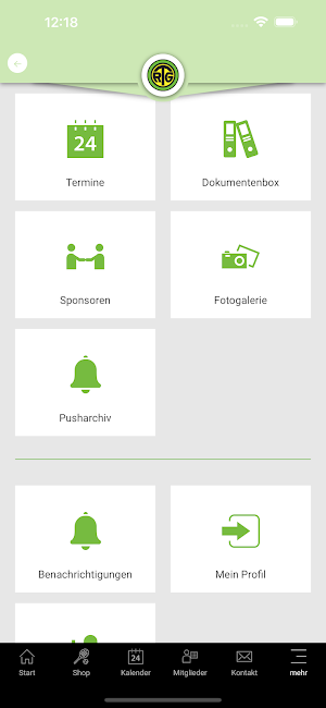 RTG Club App Screenshot 3