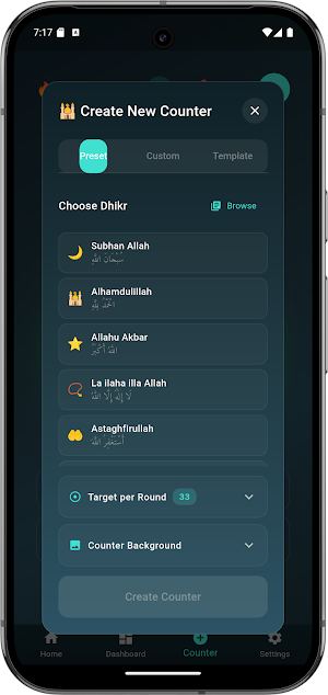 Tasbeeh Counter - Digital zikr Screenshot 3