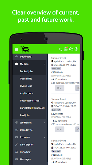 Event Crew Jobs Screenshot 2