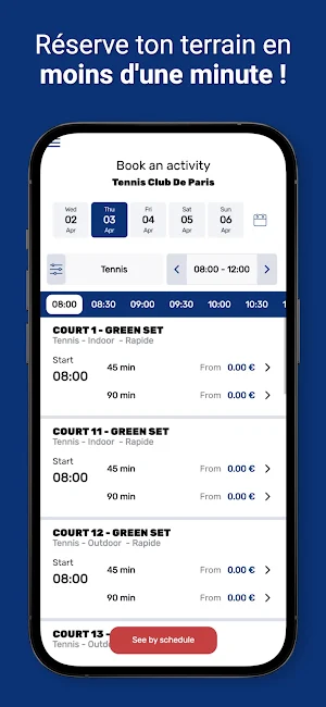 Tennis Club de Paris Screenshot 2