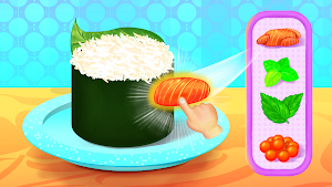 Sushi Roll Restaurant Games Screenshot 1