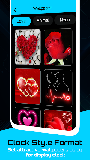 Digital Clock Lock Screen Screenshot 2