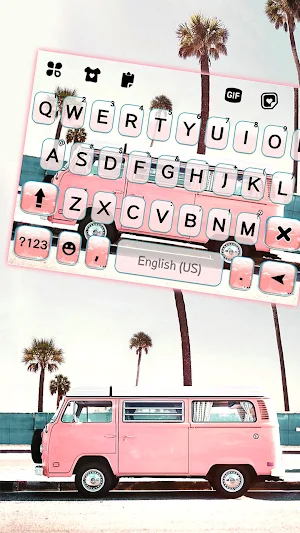 Vintage Holiday Keyboard Background Screenshot 0