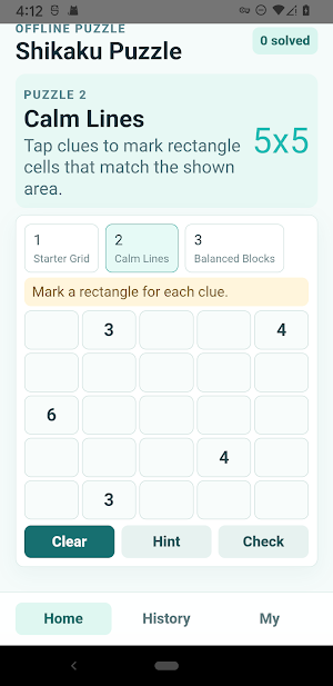 Shikaku Puzzle Screenshot 1