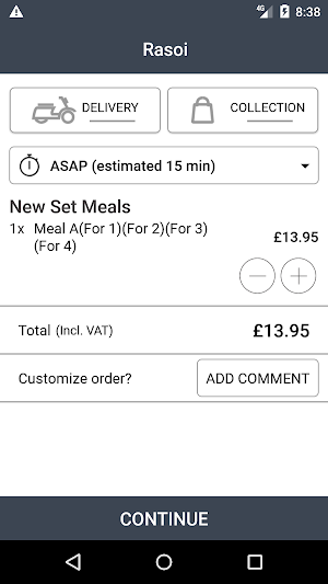 Rasoi Takeaway Screenshot 2
