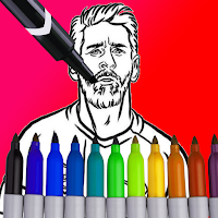 Football Players Coloring Book