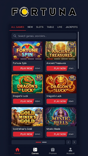 Fortuna Casino App Screenshot 3