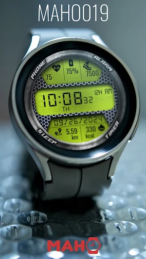MAHO019 Wear OS Watch Face Screenshot 0