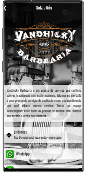 Vandihcky barbearia Screenshot 2