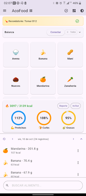 AcoFood Screenshot 1
