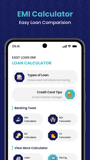 Aadhar Pe EMI Loan Calculator Screenshot 0
