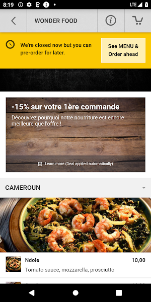 WONDER FOOD Africa Screenshot 2