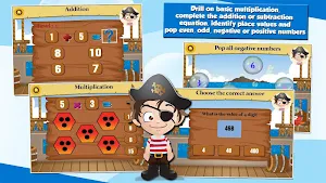 Pirate Kids 2nd Grade Games Screenshot 1